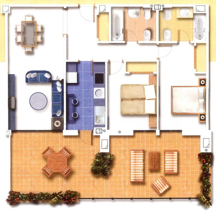 Salinas. Apartment For 4. Terrace/Parking/Pools/Gym/4Mins Beach Estepona Zewnętrze zdjęcie